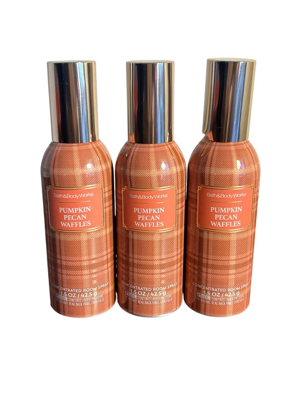 BATH & BODY WORKS Pumpkin Pecan Waffles Concentrated Room Spray X3 *NEW*